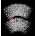 Stickere 3D Combinate  3DA02 Argintii Metalizat, 6 folii